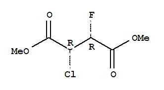 (r*,r*)-(9ci)-2-氯-3-氟-丁二酸二甲酯结构式_76937-39-8结构式