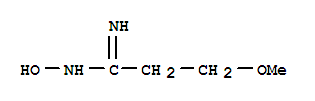 N-hydroxy-3-methoxypropanamidine Structure,77072-12-9Structure