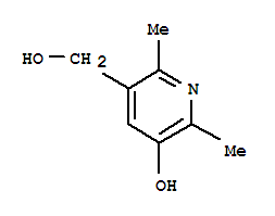 (9ci)-5-羟基-2,6-二甲基-3-吡啶甲醇结构式_771420-13-4结构式