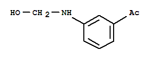 Ethanone, 1-[3-[(hydroxymethyl)amino]phenyl]-(9ci) Structure,771421-67-1Structure