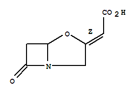 (z)-(9ci)-(7-氧代-4-噁-1-氮杂双环[3.2.0]庚-3-基)-乙酸结构式_771428-28-5结构式