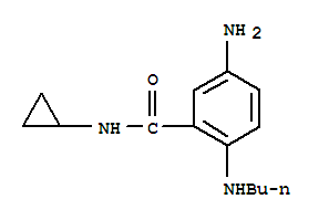 Benzamide, 5-amino-2-(butylamino)-n-cyclopropyl-(9ci) Structure,771429-87-9Structure