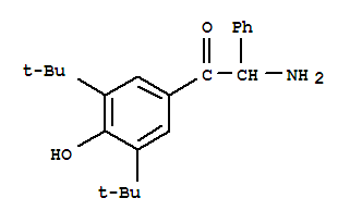 Ethanone, 2-amino-1-[3,5-bis(1,1-dimethylethyl)-4-hydroxyphenyl]-2-phenyl- Structure,771429-99-3Structure