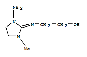 Ethanol, 2-[(1-amino-3-methyl-2-imidazolidinylidene)amino]-(9ci) Structure,771462-01-2Structure