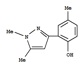 Phenol, 2-(1,5-dimethyl-1h-pyrazol-3-yl)-4-methyl-(9ci) Structure,771485-98-4Structure