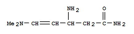 (9ci)-3-氨基-5-(二甲基氨基)-4-戊烯酰胺结构式_771521-74-5结构式