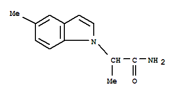 1H-indole-1-acetamide,alpha,5-dimethyl-(9ci) Structure,771533-08-5Structure