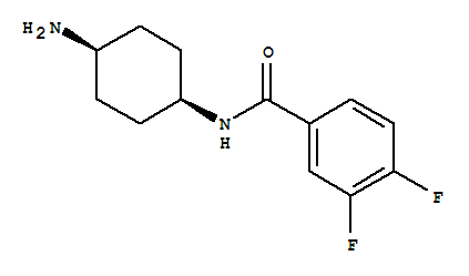 Benzamide, n-(cis-4-aminocyclohexyl)-3,4-difluoro-(9ci) Structure,771545-82-5Structure