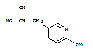 (9ci)-[(6-甲氧基-3-吡啶)甲基]-丙二腈结构式_771550-09-5结构式