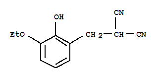 (9ci)-[(3-乙氧基-2-羟基苯基)甲基]-丙二腈结构式_771559-04-7结构式