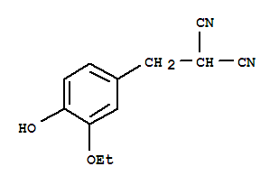 (9ci)-[(3-乙氧基-4-羟基苯基)甲基]-丙二腈结构式_771559-45-6结构式