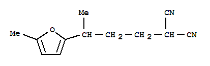 (9ci)-[3-(5-甲基-2-呋喃)丁基]-丙二腈结构式_771561-51-4结构式