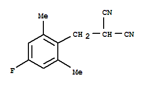 (9ci)-[(4-氟-2,6-二甲基苯基)甲基]-丙二腈结构式_771562-25-5结构式