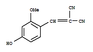 (9ci)-[(4-羟基-2-甲氧基苯基)亚甲基]-丙二腈结构式_771564-84-2结构式