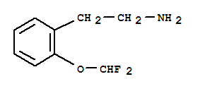 Benzeneethanamine, 2-(difluoromethoxy)-(9ci) Structure,771571-67-6Structure