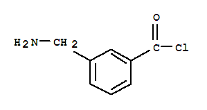 (9ci)-3-(氨基甲基)-苯甲酰氯结构式_771573-40-1结构式