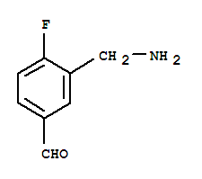 Benzaldehyde, 3-(aminomethyl)-4-fluoro-(9ci) Structure,771573-95-6Structure