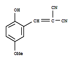 (9ci)-[(2-羟基-5-甲氧基苯基)亚甲基]-丙二腈结构式_771574-72-2结构式