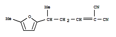 (9ci)-[3-(5-甲基-2-呋喃)丁基]-丙二腈结构式_771576-23-9结构式