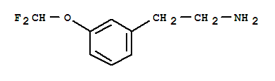 Benzeneethanamine, 3-(difluoromethoxy)-(9ci) Structure,771581-13-6Structure