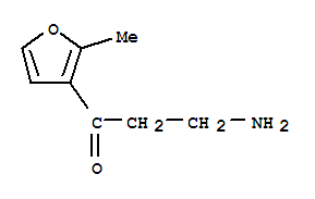 (9ci)-3-氨基-1-(2-甲基-3-呋喃)-1-丙酮结构式_771582-95-7结构式