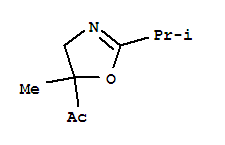 Ethanone, 1-[4,5-dihydro-5-methyl-2-(1-methylethyl)-5-oxazolyl]-(9ci) Structure,77219-14-8Structure