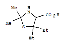 4-Thiazolidinecarboxylicacid,5,5-diethyl-2,2-dimethyl-(9ci) Structure,772284-67-0Structure