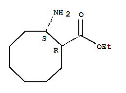 Cyclooctanecarboxylic acid, 2-amino-, ethyl ester, (1r,2s)-(9ci)Structure,772330-11-7Structure Cyclooctanecarboxylic acid, 2-amino-, ethyl ester, (1r,2s)-(9ci) Structure,772330-11-7Structure