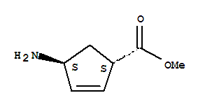 2-Cyclopentene-1-carboxylicacid,4-amino-,methylester,trans-(9ci) Structure,773006-65-8Structure