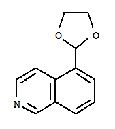 (9ci)-5-(1,3-二氧杂烷-2-基)-异喹啉结构式_773088-74-7结构式