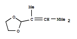 1-Propen-1-amine,2-(1,3-dioxolan-2-yl)-n,n-dimethyl-(9ci) Structure,773102-46-8Structure