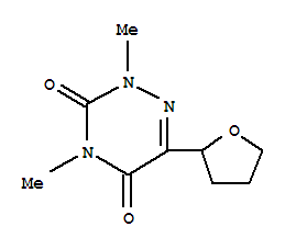 1,2,4-Triazine-3,5(2h,4h)-dione, 2,4-dimethyl-6-(tetrahydro-2-furanyl)-(9ci) Structure,773105-01-4Structure