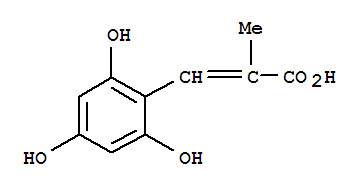 (9ci)-2-甲基-3-(2,4,6-三羟基苯基)-2-丙酸结构式_773120-32-4结构式