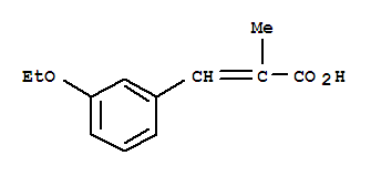 2-Propenoicacid,3-(3-ethoxyphenyl)-2-methyl-(9ci) Structure,773121-01-0Structure