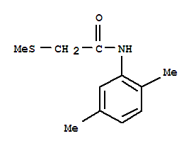 (9ci)-n-(2,5-二甲基苯基)-2-(甲基硫代)-乙酰胺结构式_773152-08-2结构式