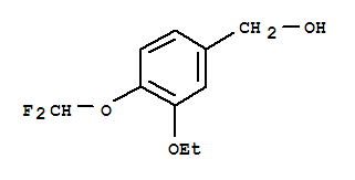 (9ci)-4-(二氟甲氧基)-3-乙氧基-苯甲醇结构式_773868-64-7结构式