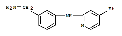 2-Pyridinamine,n-[3-(aminomethyl)phenyl]-4-ethyl-(9ci) Structure,774165-83-2Structure