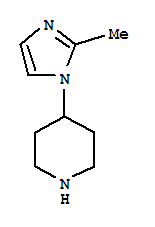 (9CI)-4-(2-甲基-1H-咪唑-1-基)-哌啶结构式_774171-14-1结构式