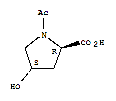 D-proline, 1-acetyl-4-hydroxy-, trans-(9ci) Structure,77449-97-9Structure