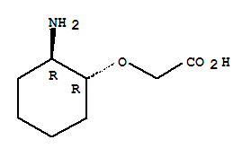 (1r-反式)-(9ci)-[(2-氨基环己基)氧基]-乙酸结构式_774508-34-8结构式