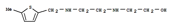 Ethanol, 2-[[2-[[(5-methyl-2-thienyl)methyl]amino]ethyl]amino]-(9ci) Structure,774552-53-3Structure