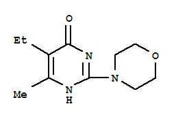 4(1H)-pyrimidinone,5-ethyl-6-methyl-2-(4-morpholinyl)-(9ci) Structure,774561-33-0Structure