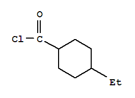 Cyclohexanecarbonyl chloride, 4-ethyl-(9ci) Structure,77477-82-8Structure