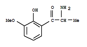 1-Propanone,2-amino-1-(2-hydroxy-3-methoxyphenyl)-(9ci) Structure,775235-91-1Structure