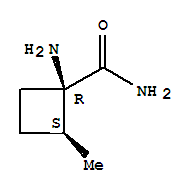 (1r,2s)-(9ci)-1-氨基-2-甲基-环丁烷羧酰胺结构式_775281-65-7结构式
