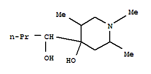 (9ci)-4-羟基-1,2,5-三甲基-alpha-丙基-4-哌啶甲醇结构式_775520-39-3结构式