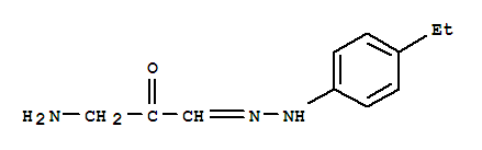 (9ci)-3-氨基-2-氧代丙醛-1-[(4-乙基苯基)肼酮]结构式_775535-29-0结构式