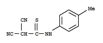 Ethanethioamide, 2,2-dicyano-n-(4-methylphenyl)-(9ci) Structure,775540-85-7Structure