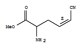 (z)-(9ci)-2-氨基-5-氰基-4-戊烯酸甲酯结构式_775550-84-0结构式