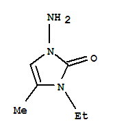 2H-imidazol-2-one,1-amino-3-ethyl-1,3-dihydro-4-methyl-(9ci) Structure,775553-05-4Structure